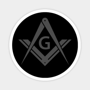 Stealth Square & Compass Masonic Freemason Magnet